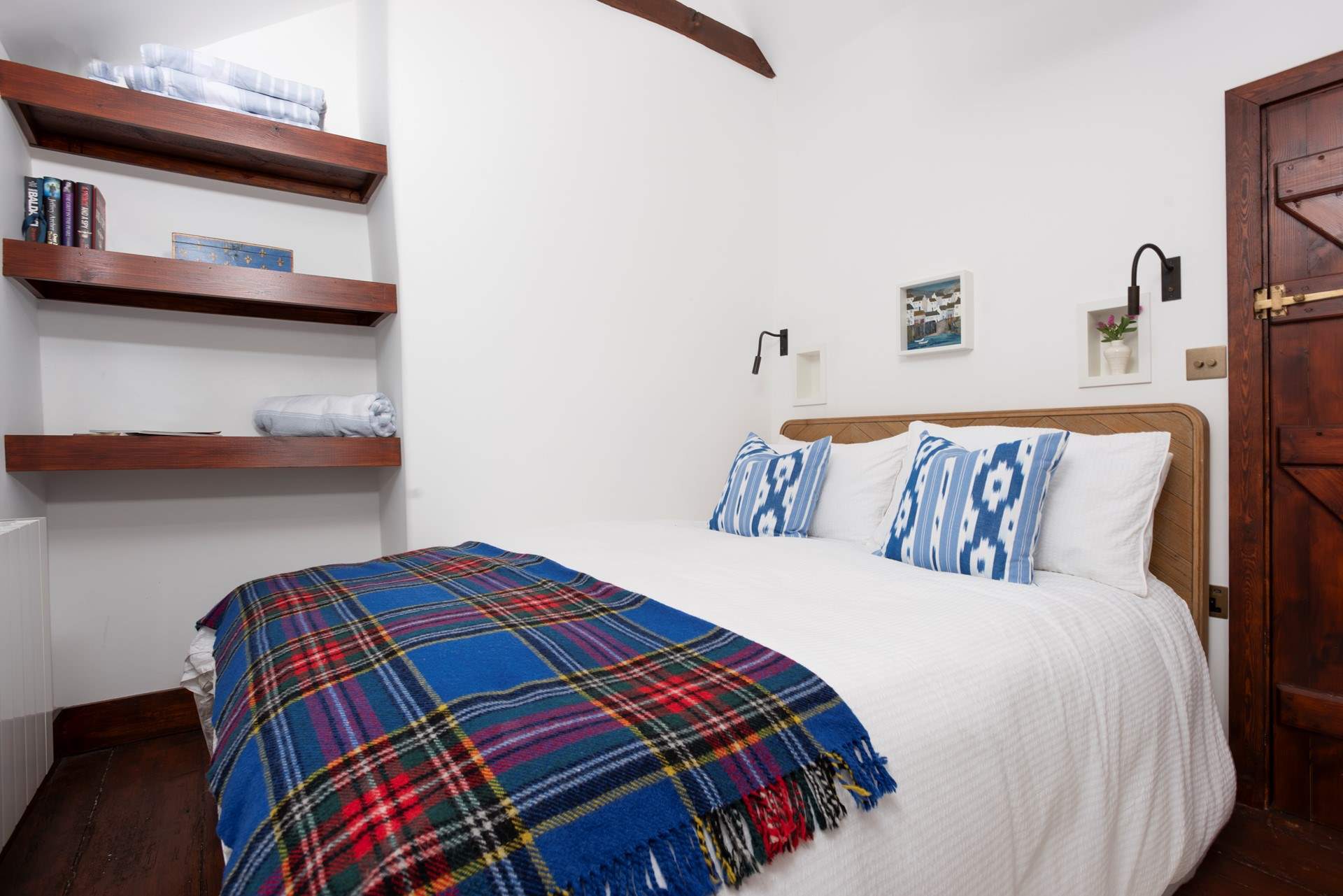...where a king-size bed awaits. 