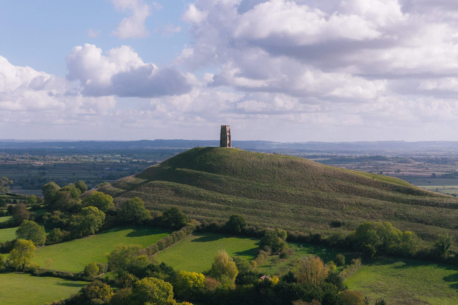 The iconic Glastonbury Tor - just a quick stomp up the hill from the cottage.