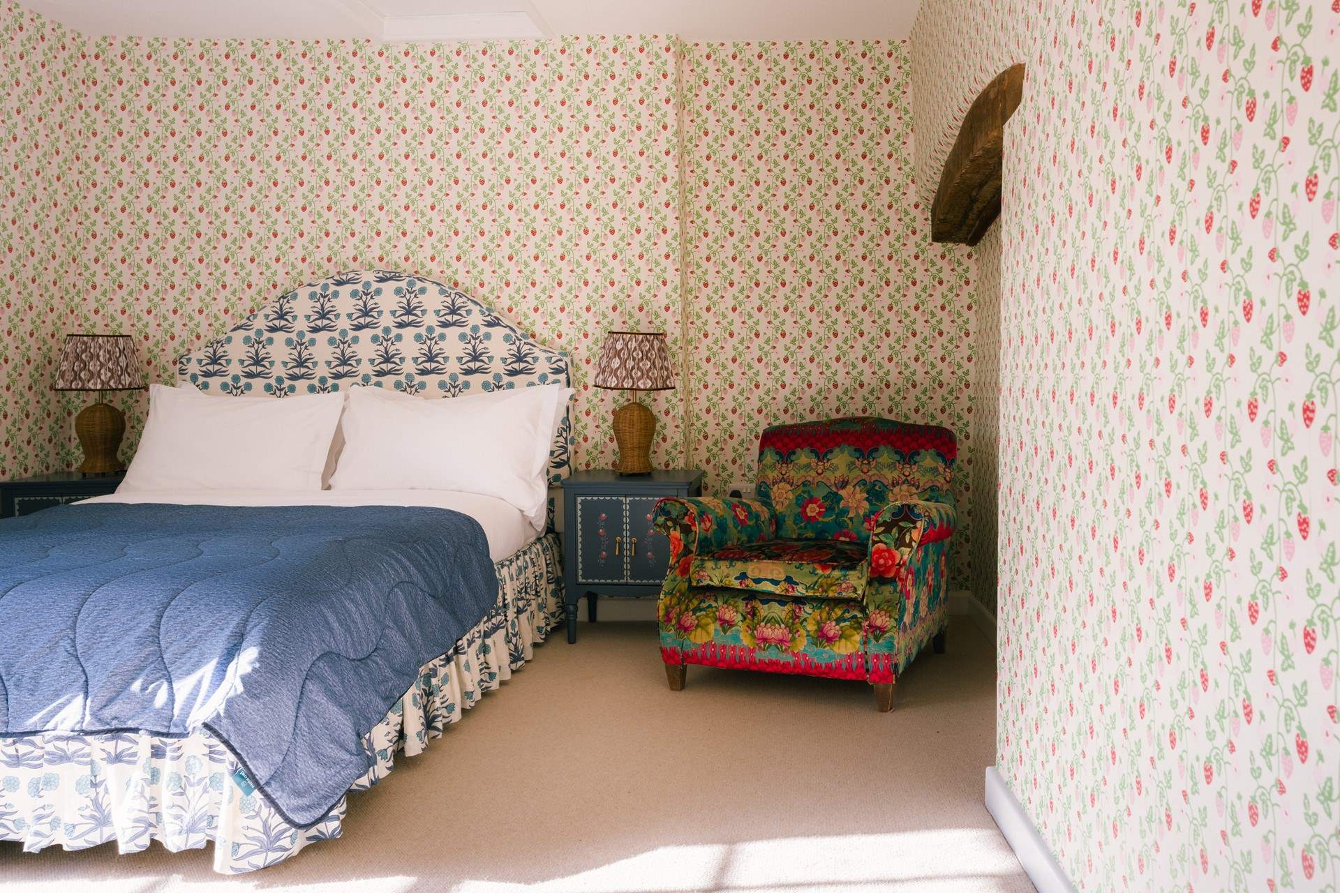 The interiors are playfully individual and the hand picked furniture just add a sprinkle of style.