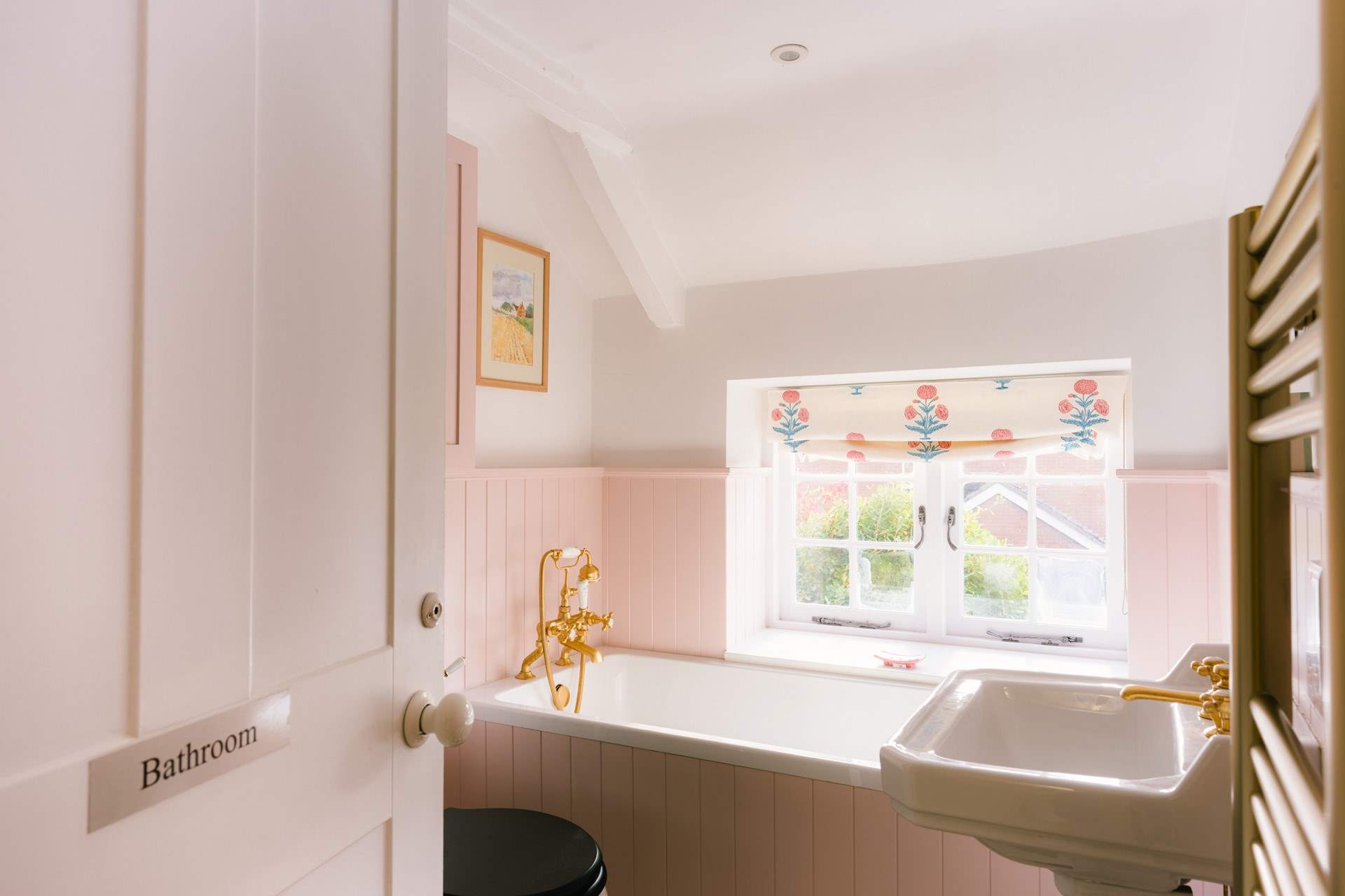 Perhaps a soak with views over the garden to the Tor?