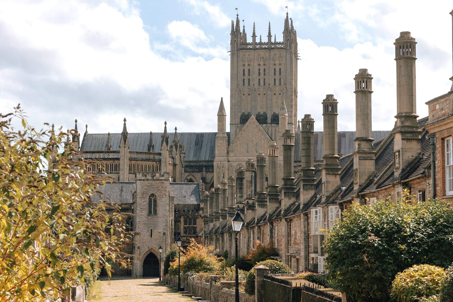 Wells, England's smallest city, is steeped in history and the Cathedral is a particular treat and only 15 minutes away by car.