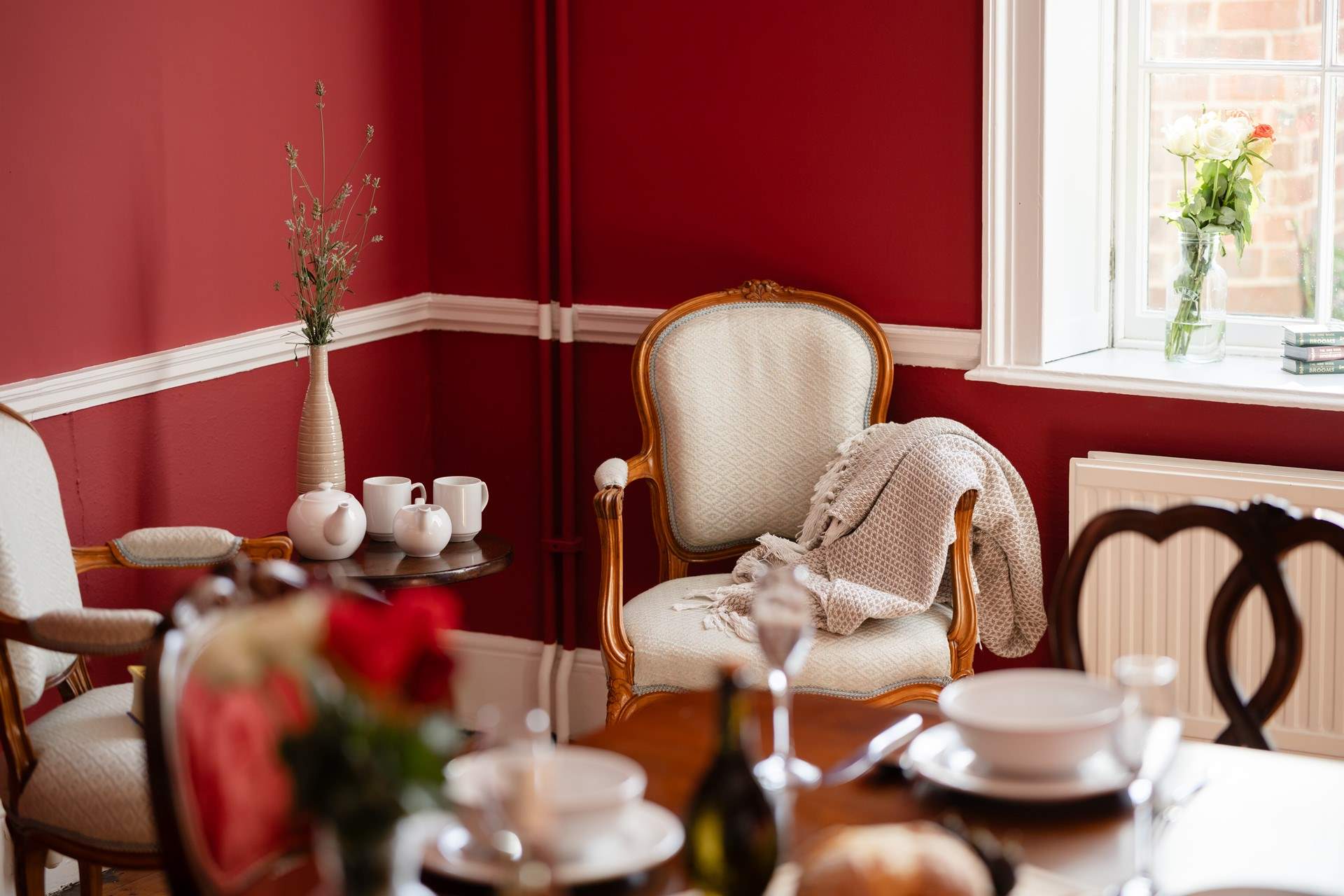 Sit awhile in stylish comfort.