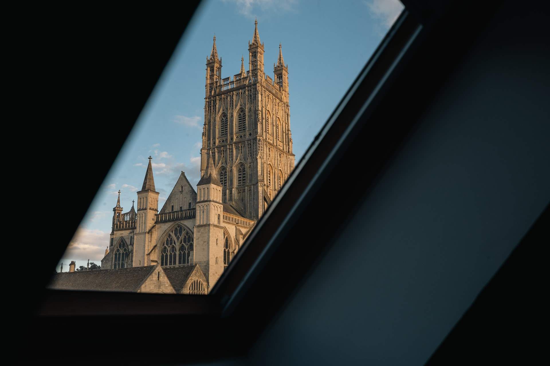 Just look at the view from the Velux window.