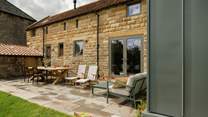 With plenty of outdoor space make the most of the fresh Yorkshire air.