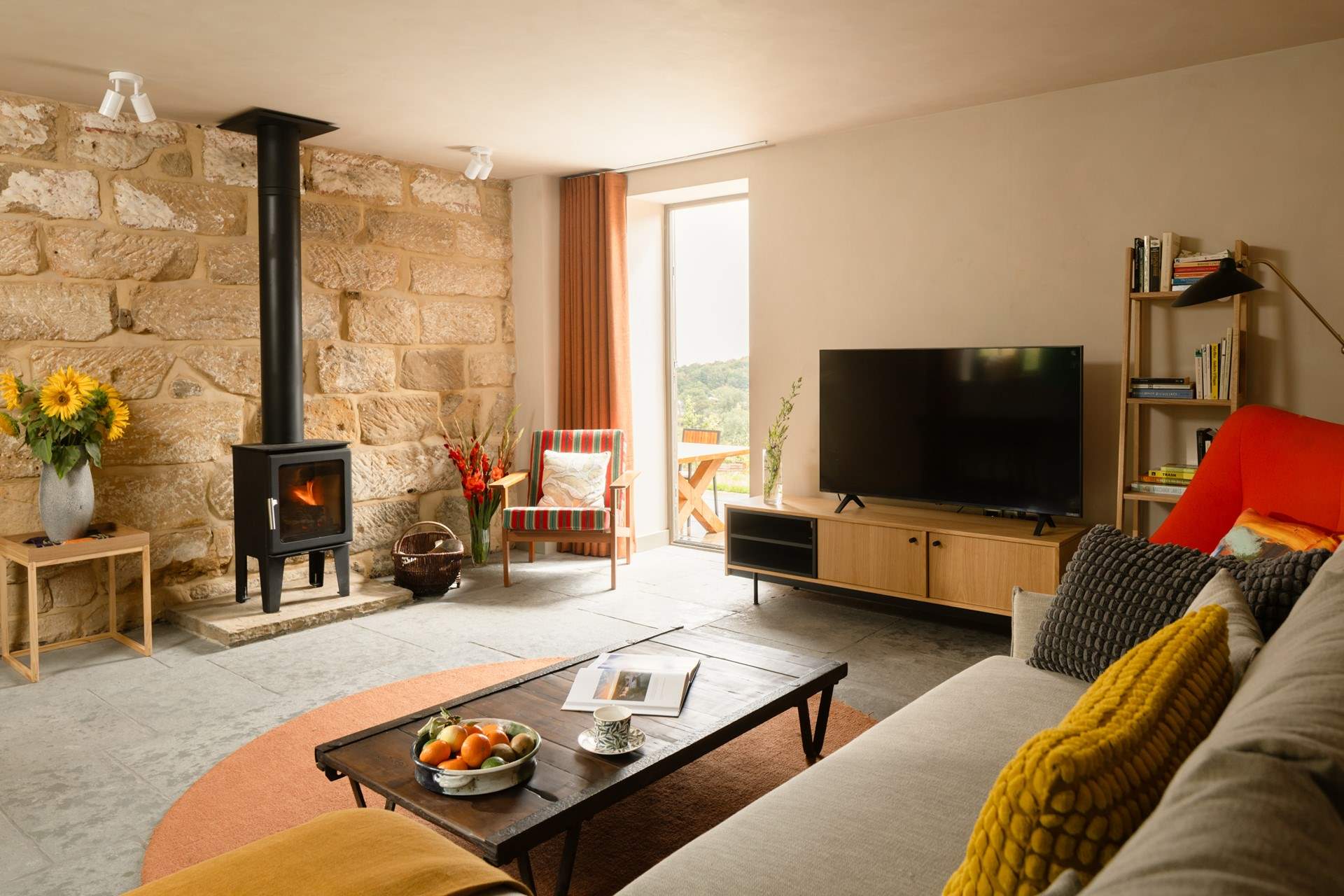 At the end of the day warm your toes in front of the fire and catch up on your favourite TV programmes.