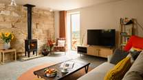 At the end of the day warm your toes in front of the fire and catch up on your favourite TV programmes.