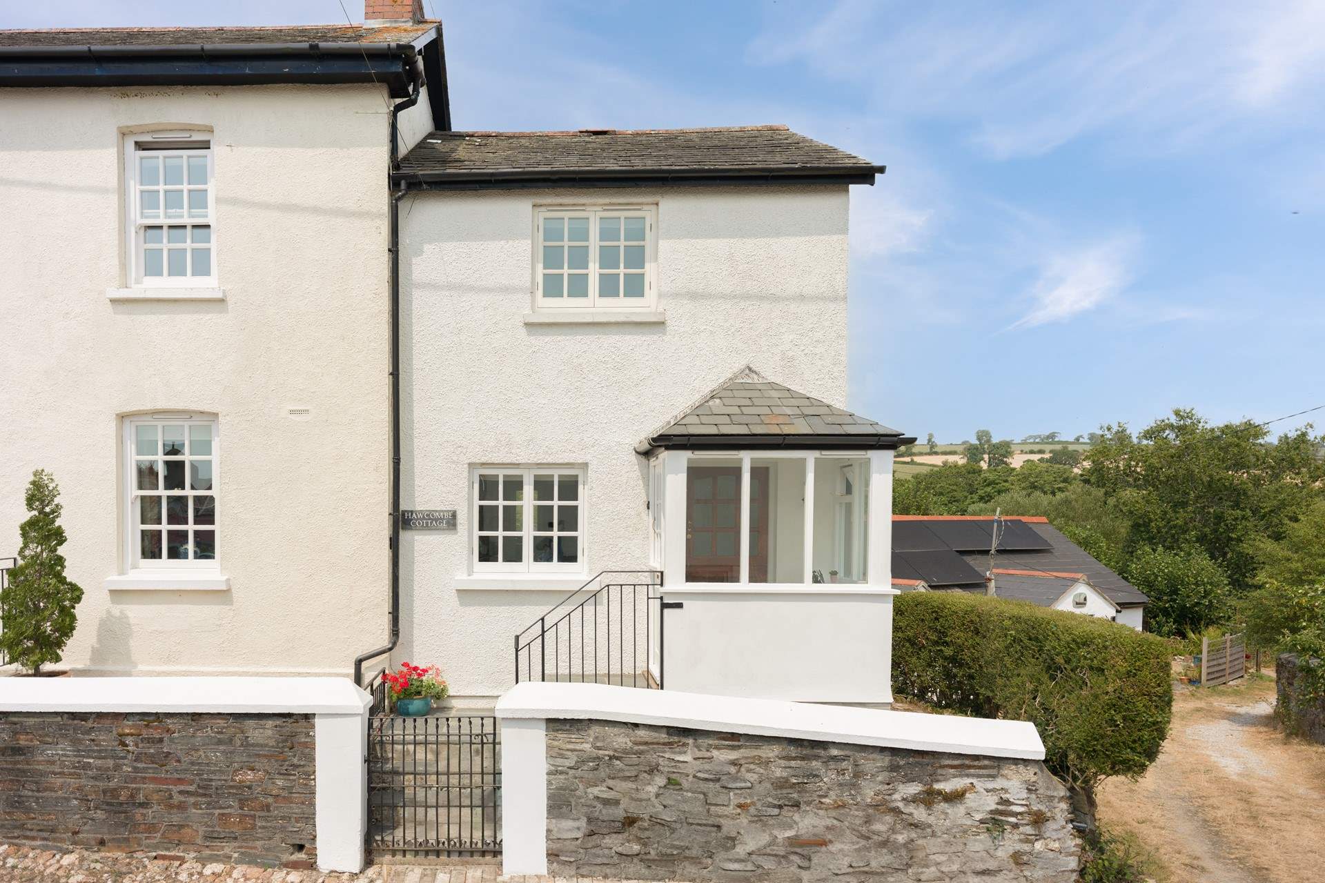 Hawcombe Cottage sits in the heart of the village.