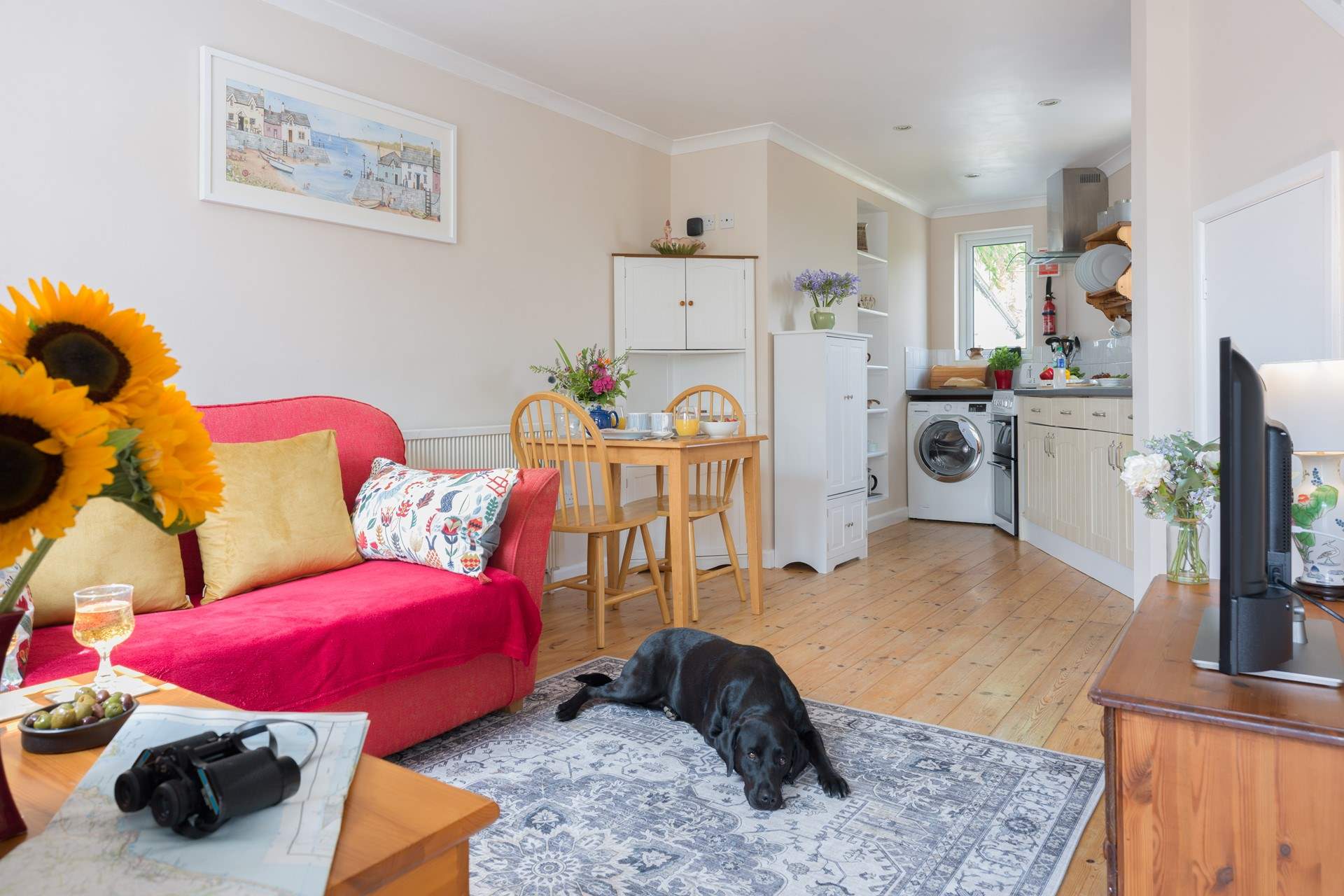 Plenty of space for a four-legged companion.