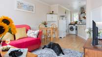Plenty of space for a four-legged companion.