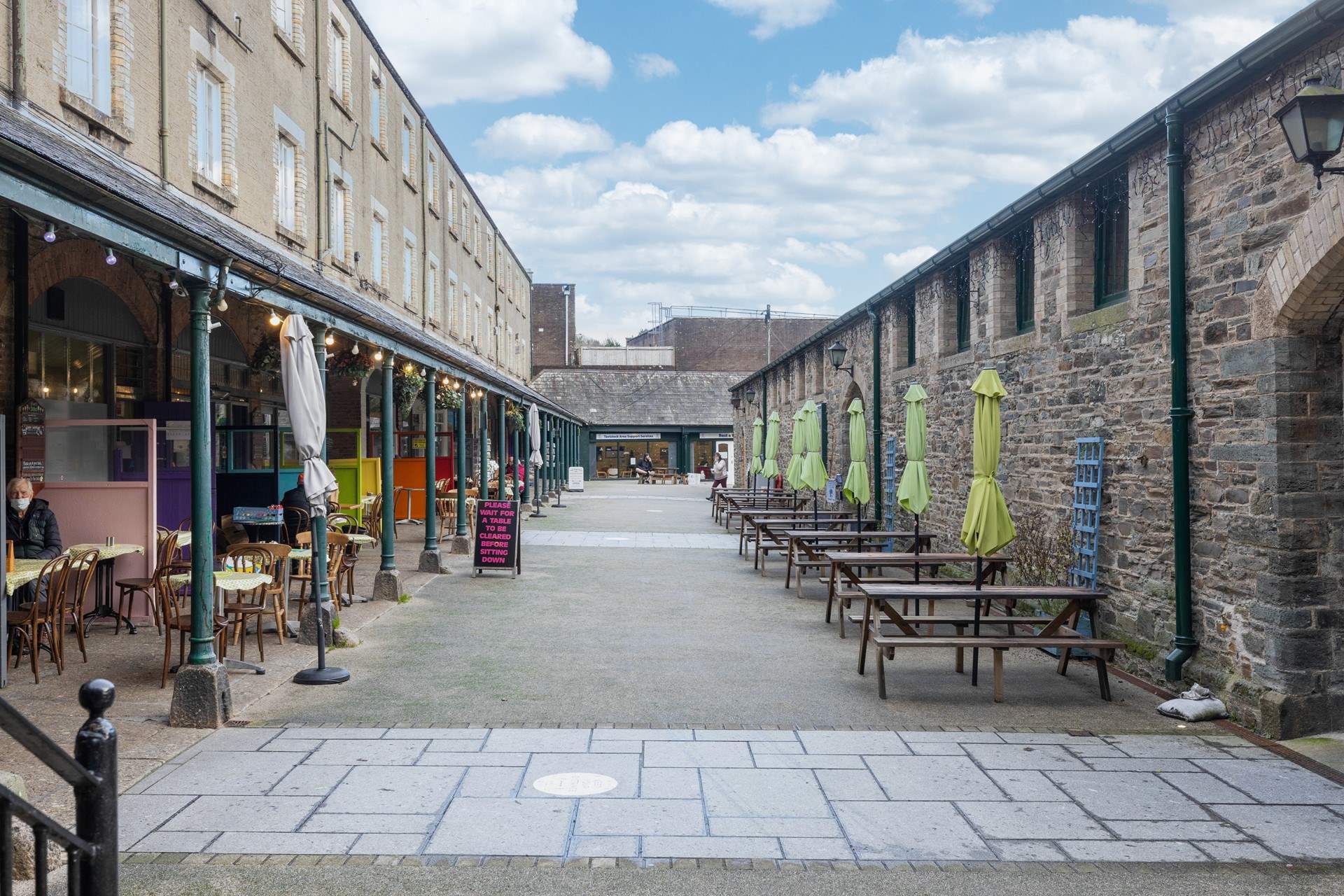 The ancient market town of Tavistock has lots of independent shops and eateries.