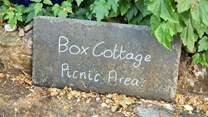 A picnic in the garden - the perfect holiday pastime.