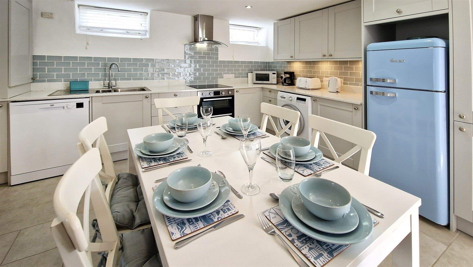 Gather round the kitchen table for a hearty breakfast before heading out on the day's adventures.