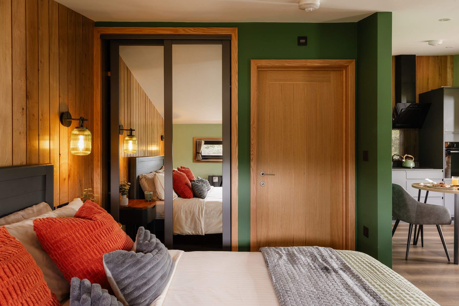 Settle in beneath the soft luxury linens.