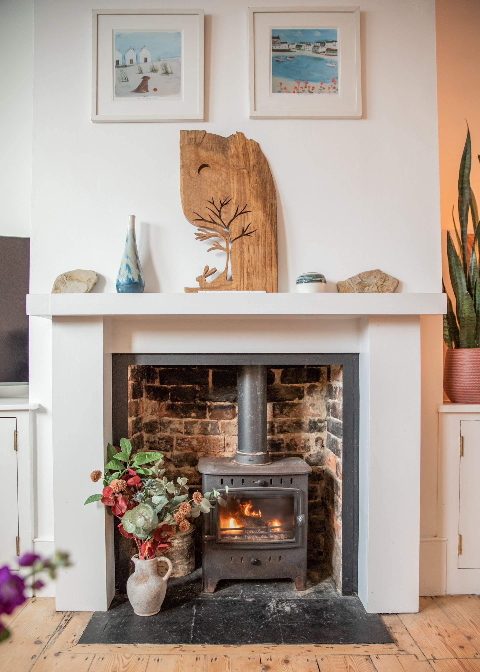 Curl up in front of the roaring wood-burner.