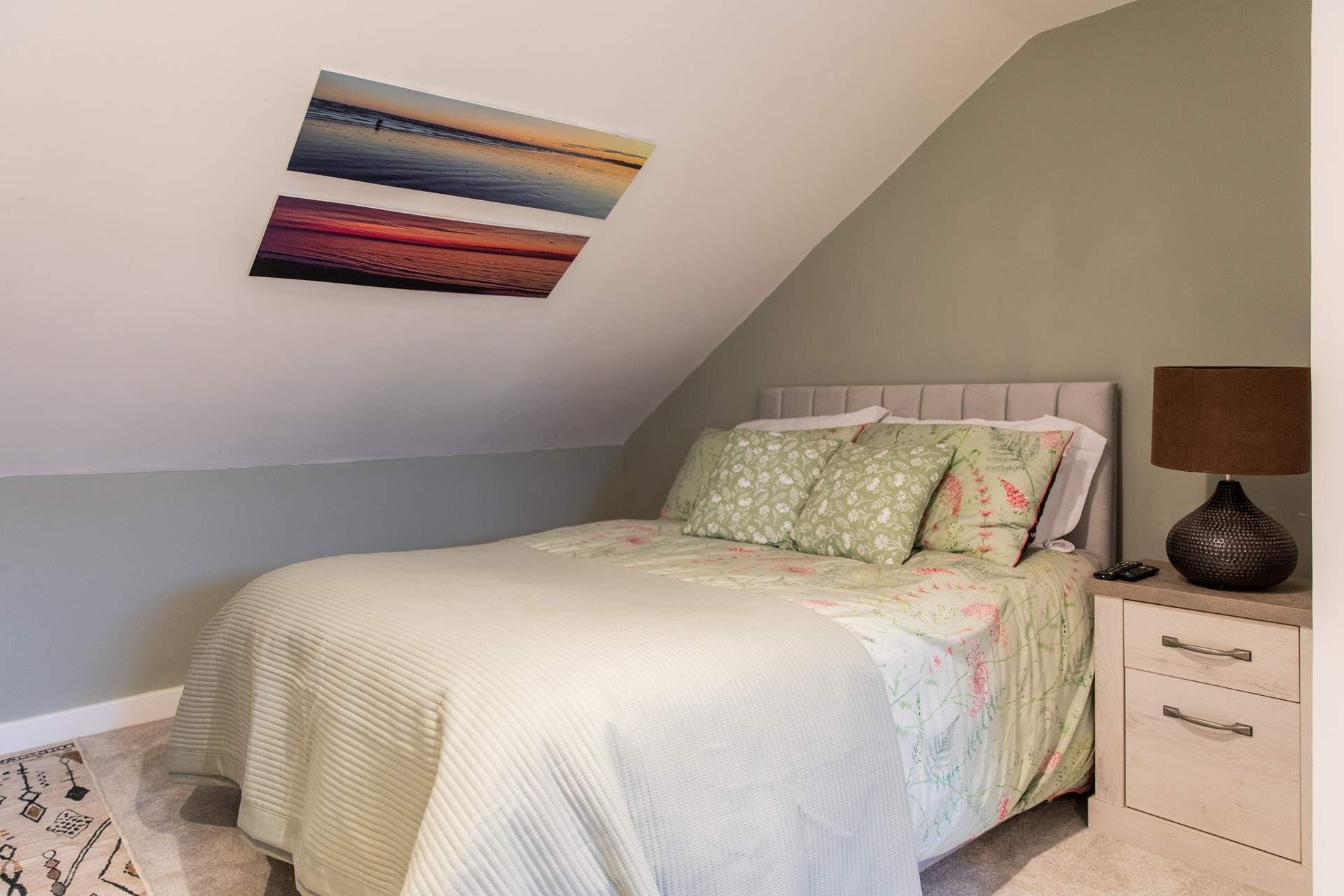 This double bedroom is on the second floor.