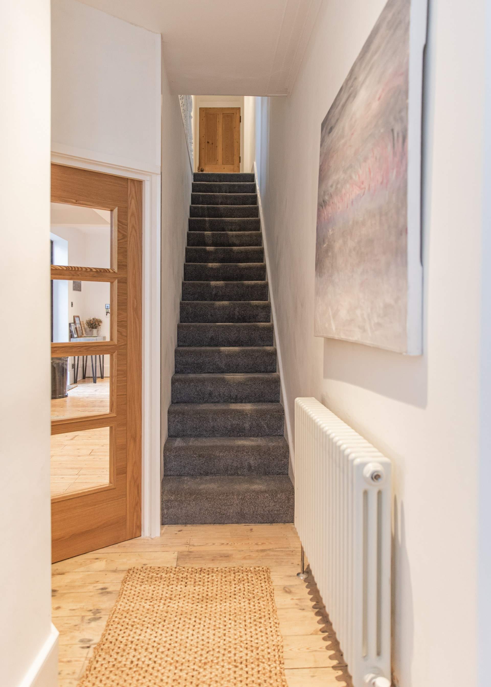 The entrance hall that leads into this fabulous house.