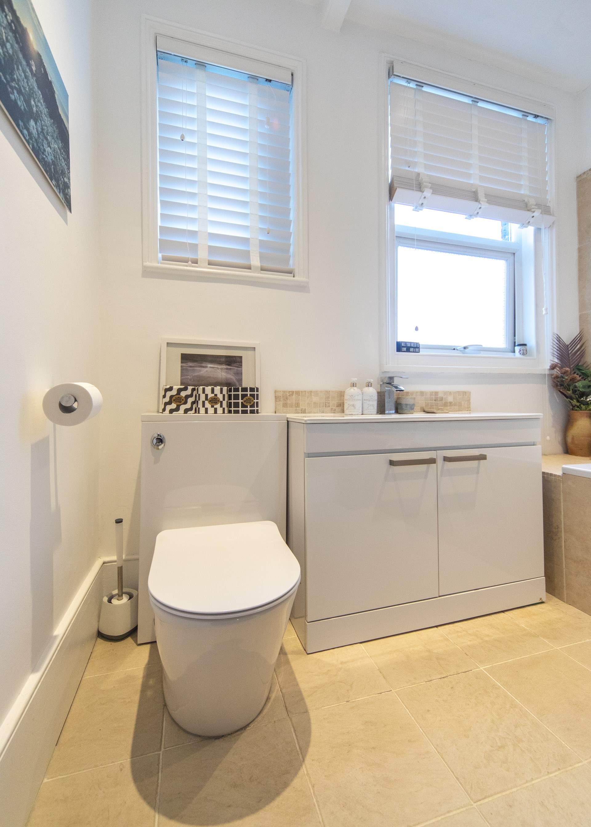 The family bathroom.