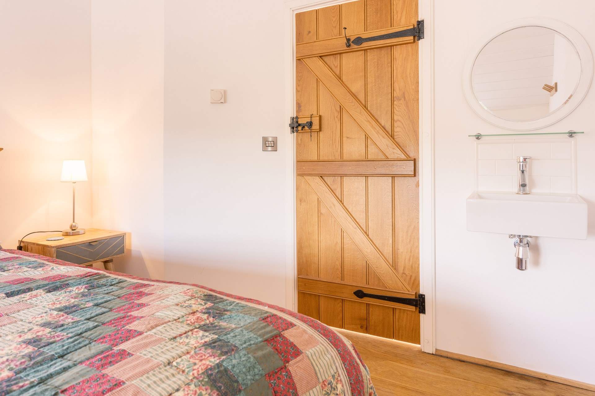 And even a little useful sink at your disposal in bedroom two.