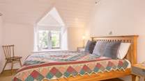 Very quite and tranquil with a tempting king-size bed to draw you in...