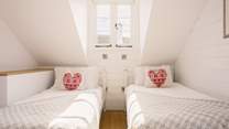 This lovely dual-aspect room is such a bright and welcoming space. Slow lazy starts are a must!