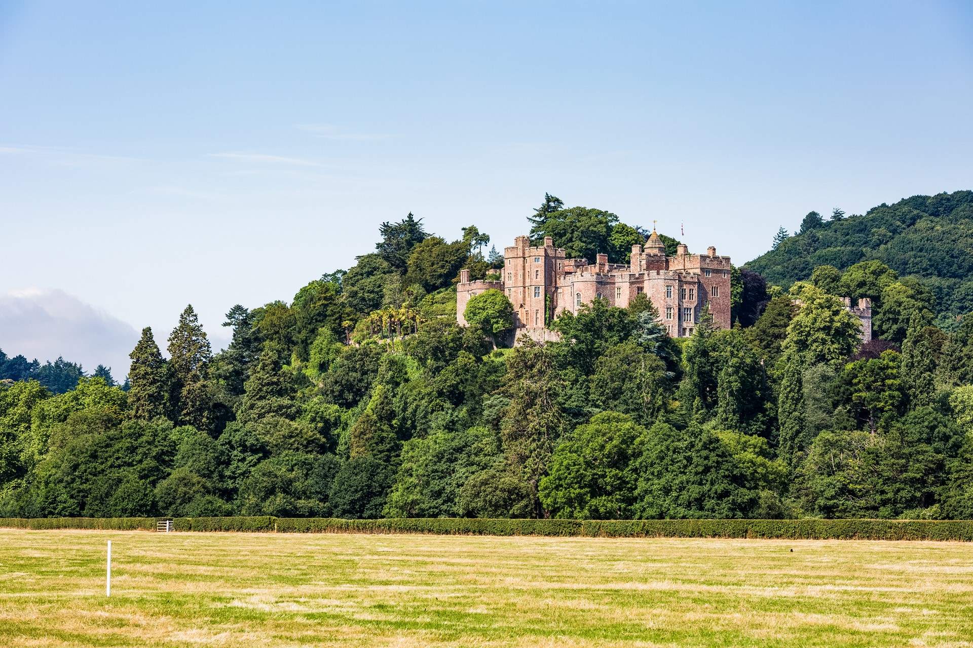 Dunster Castle is spectacular and only a five minute drive from the cottage.