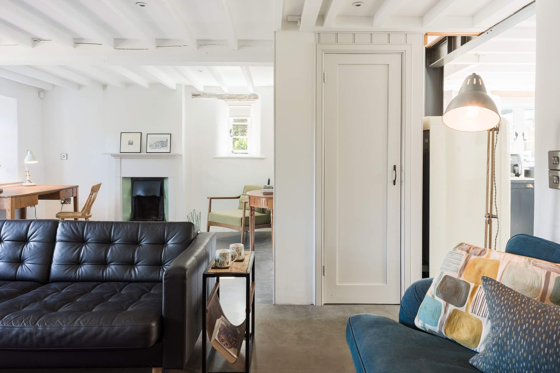 The sitting-room is quite special with character features throughout, blended carefully with contemporary styling.