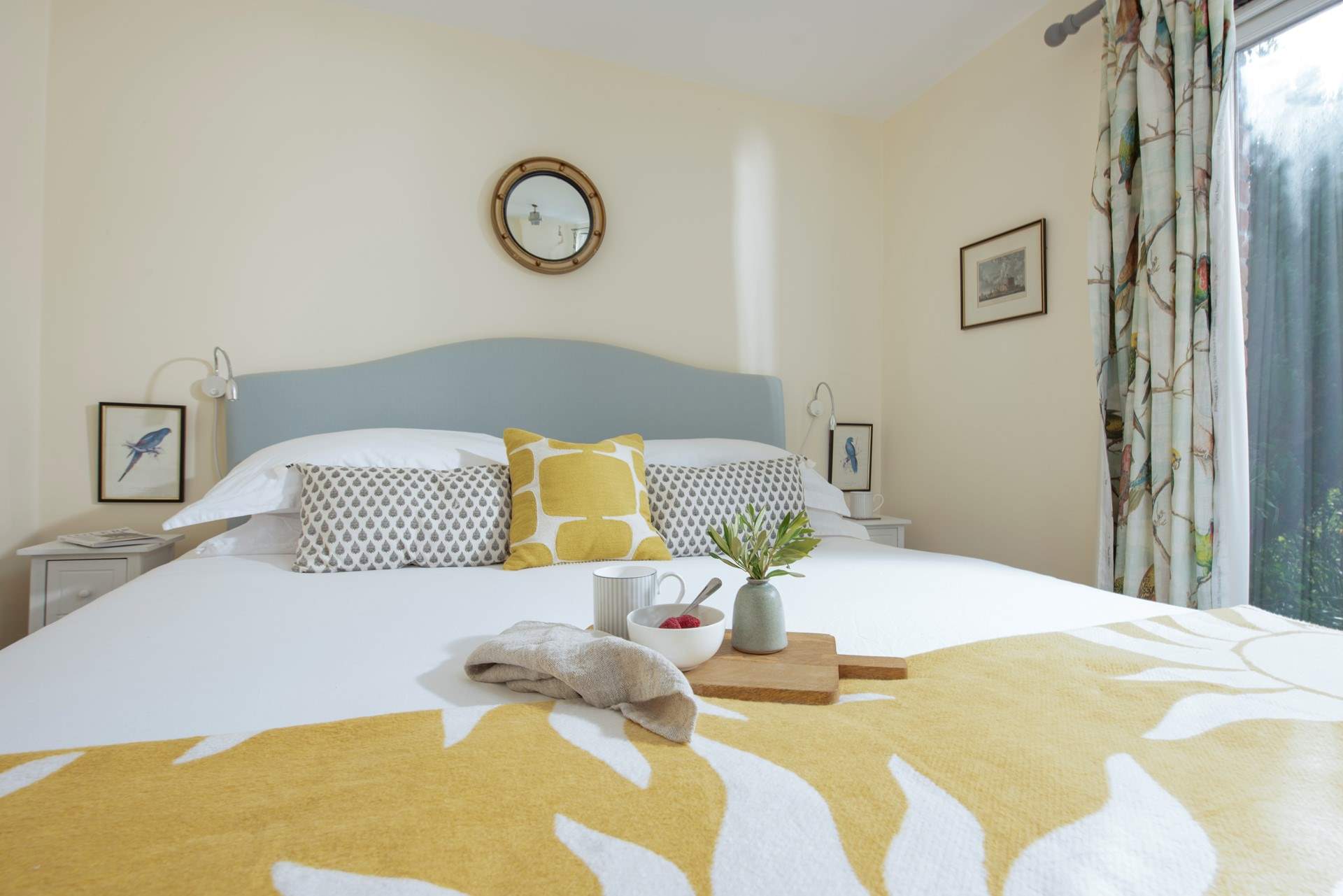 The bedrooms are beautifully furnished.