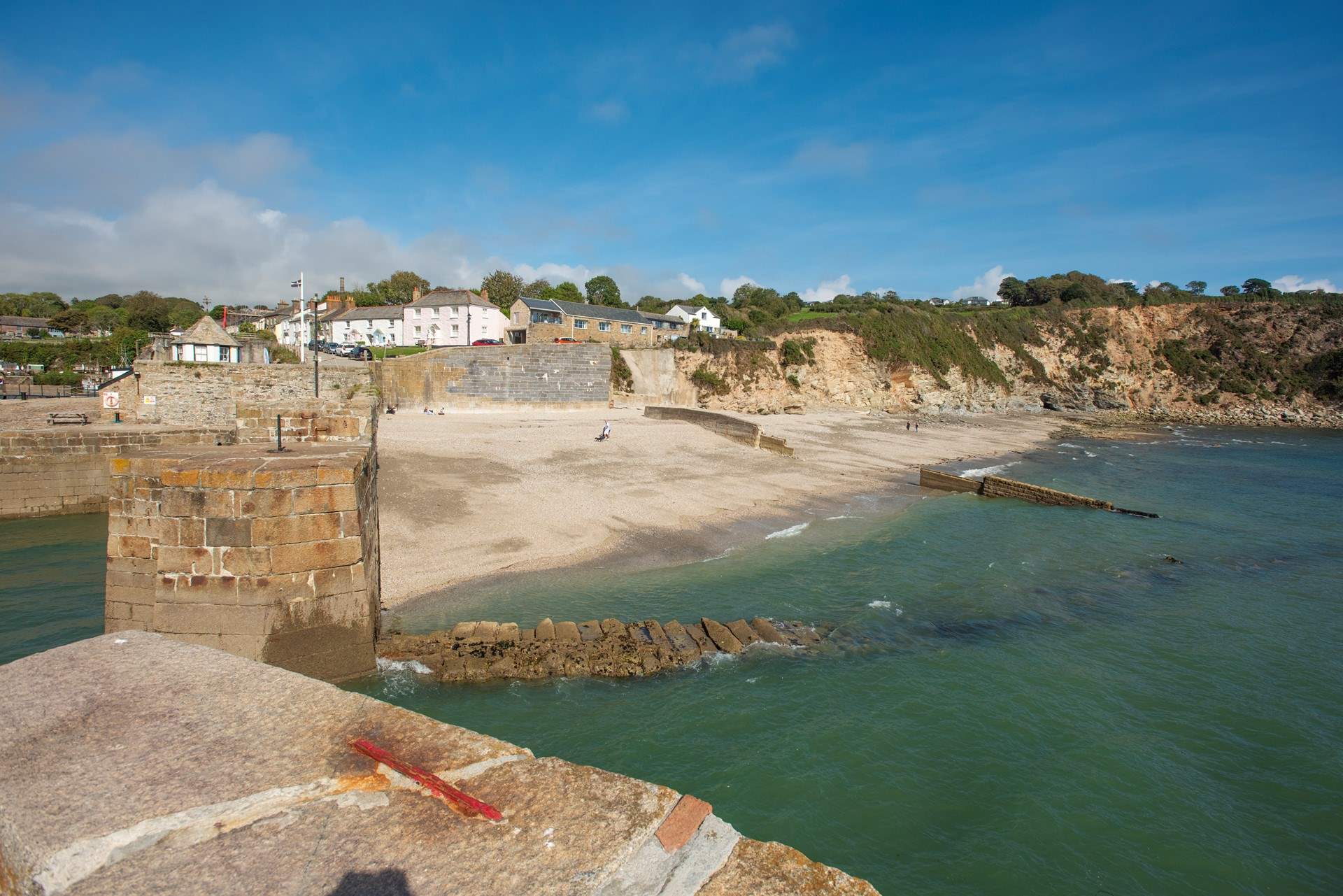 Charlestown also has a rather lovely beach. 