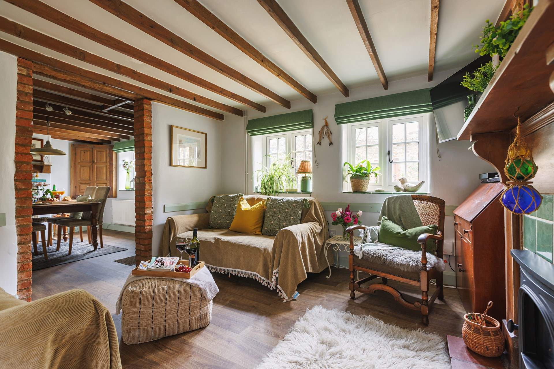 Lots of characterful beams throughout.