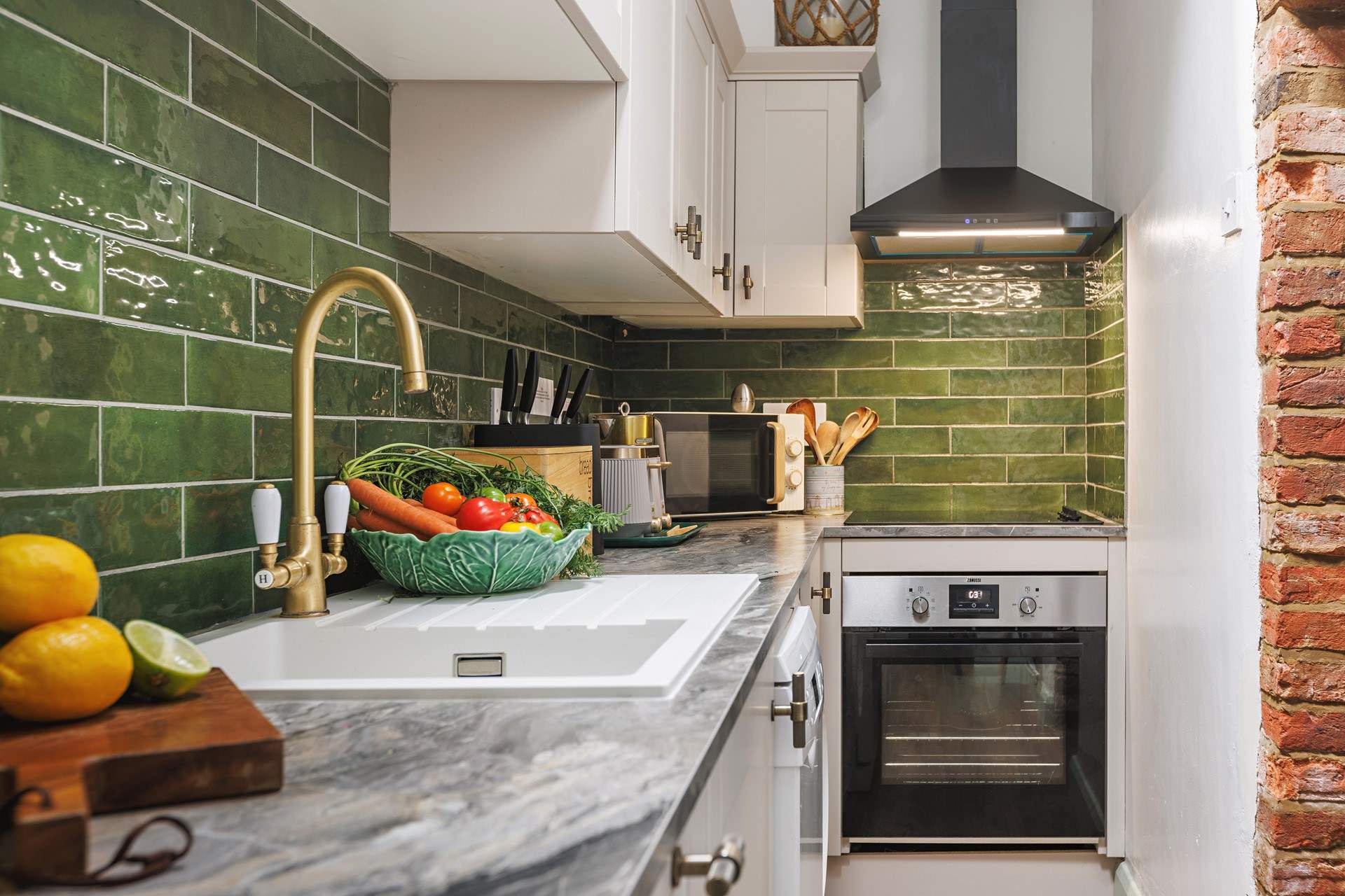 Cook up some local Norfolk produce in the fully equipped kitchen.