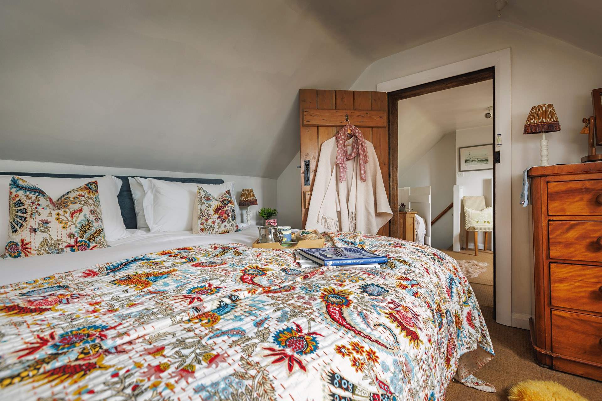 Beautiful linens for a comfortable night's sleep.