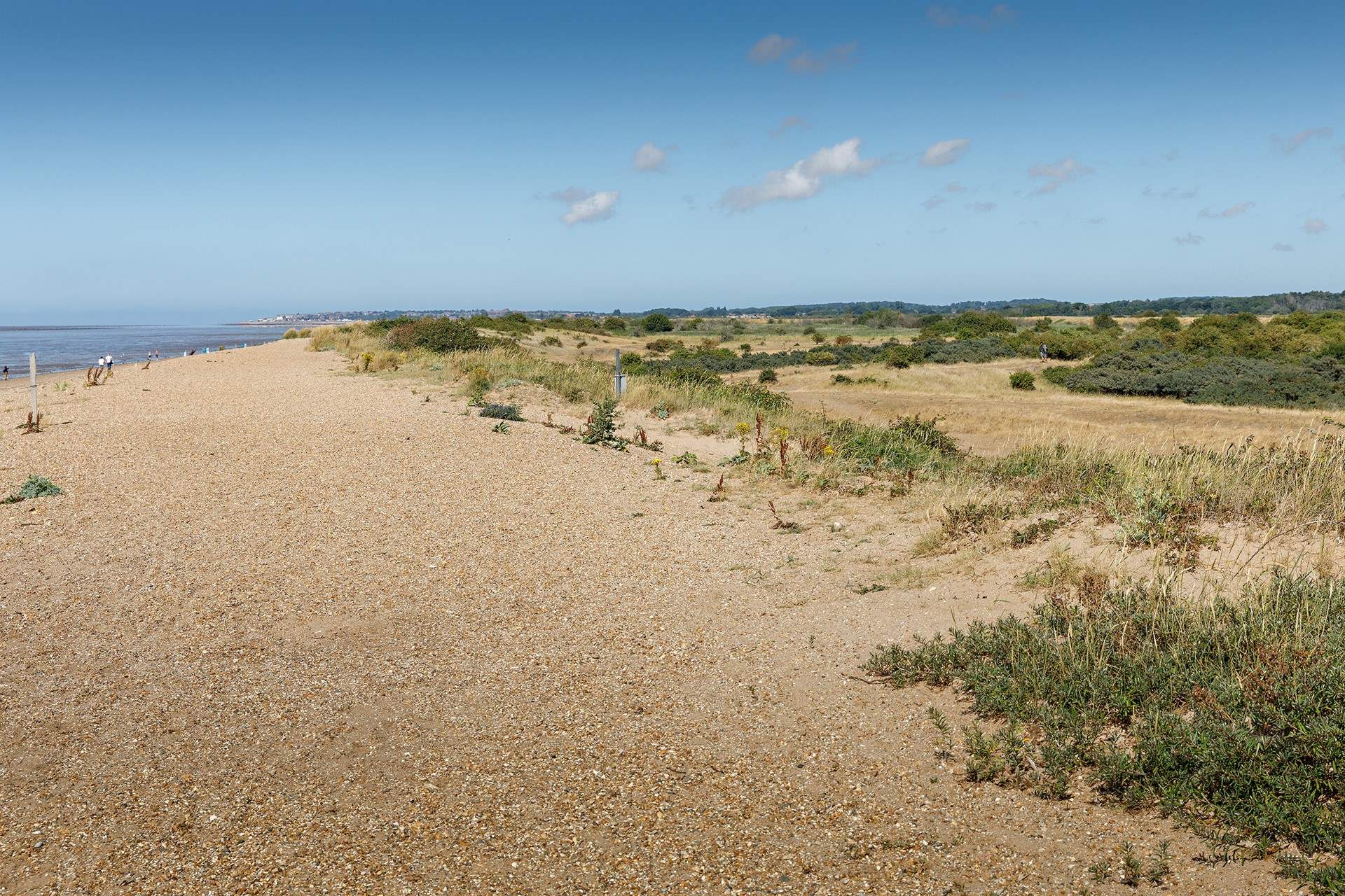 Wander along the beautiful beach and take in the sea views at Snettisham. 