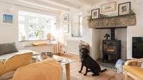 To keep the chill away the wood-burners are there for you to use and enjoy.