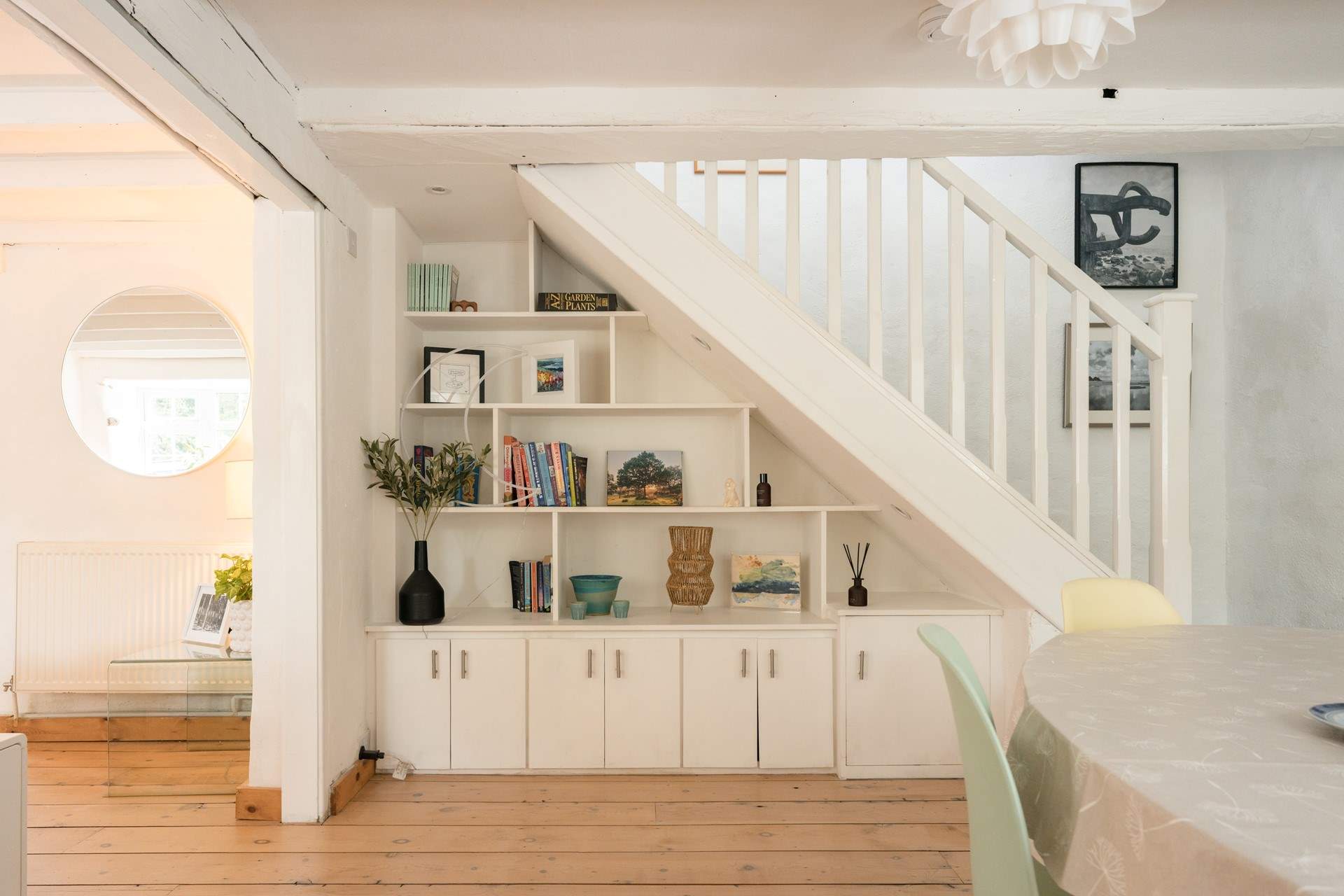 Head up the stairs to find all three bedrooms and the family bathroom.