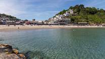 In just over half an hour you can be at the seaside town of Looe for fish and chips and a beach day.