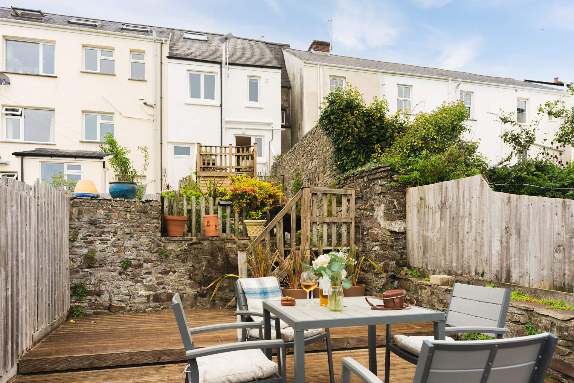 The barbecue will come into its own when it is time to dine al  fresco.
