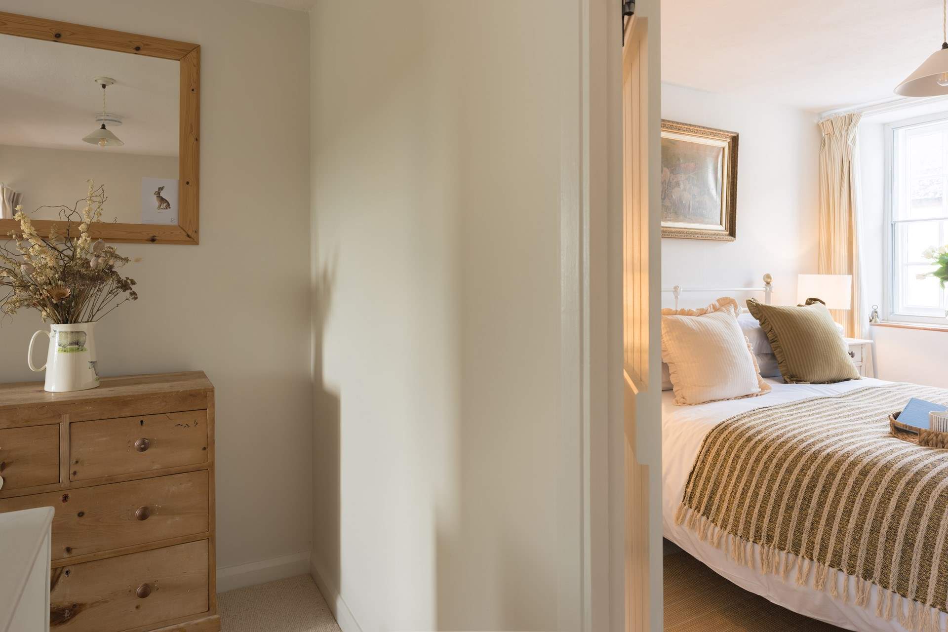The landing links both bedrooms and the shower-room. 