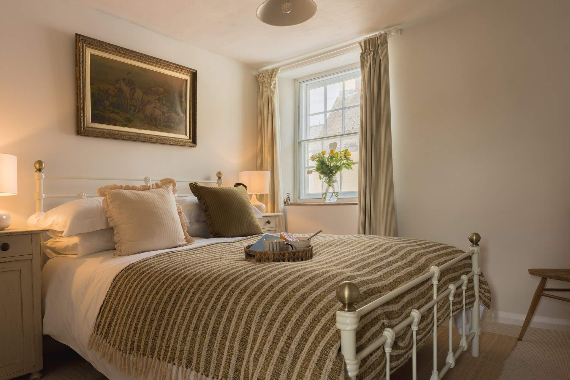 A bedroom that offers the calmest of settings.
