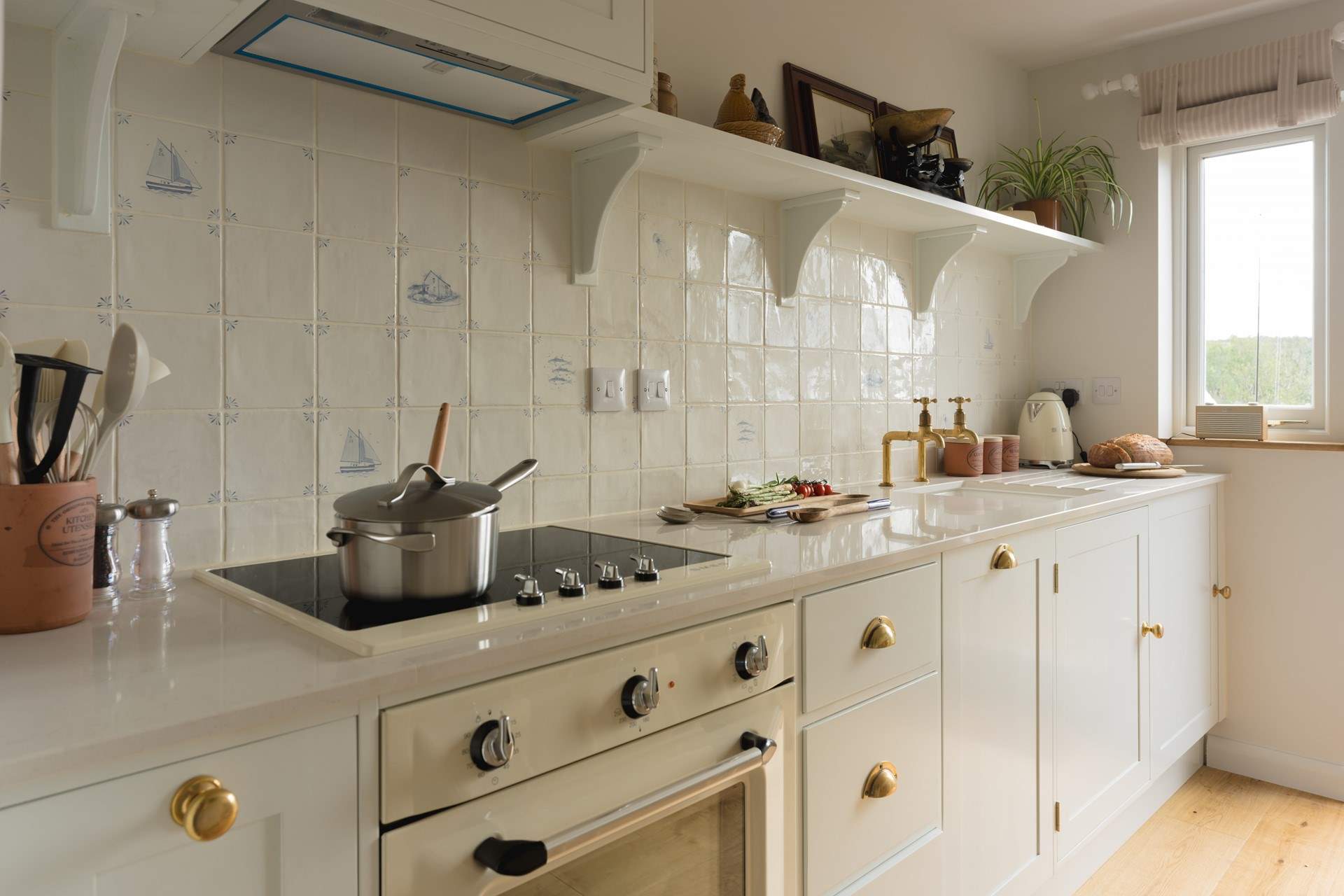 The kitchen has been designed to offer the perfect spot to rustle up a feast.