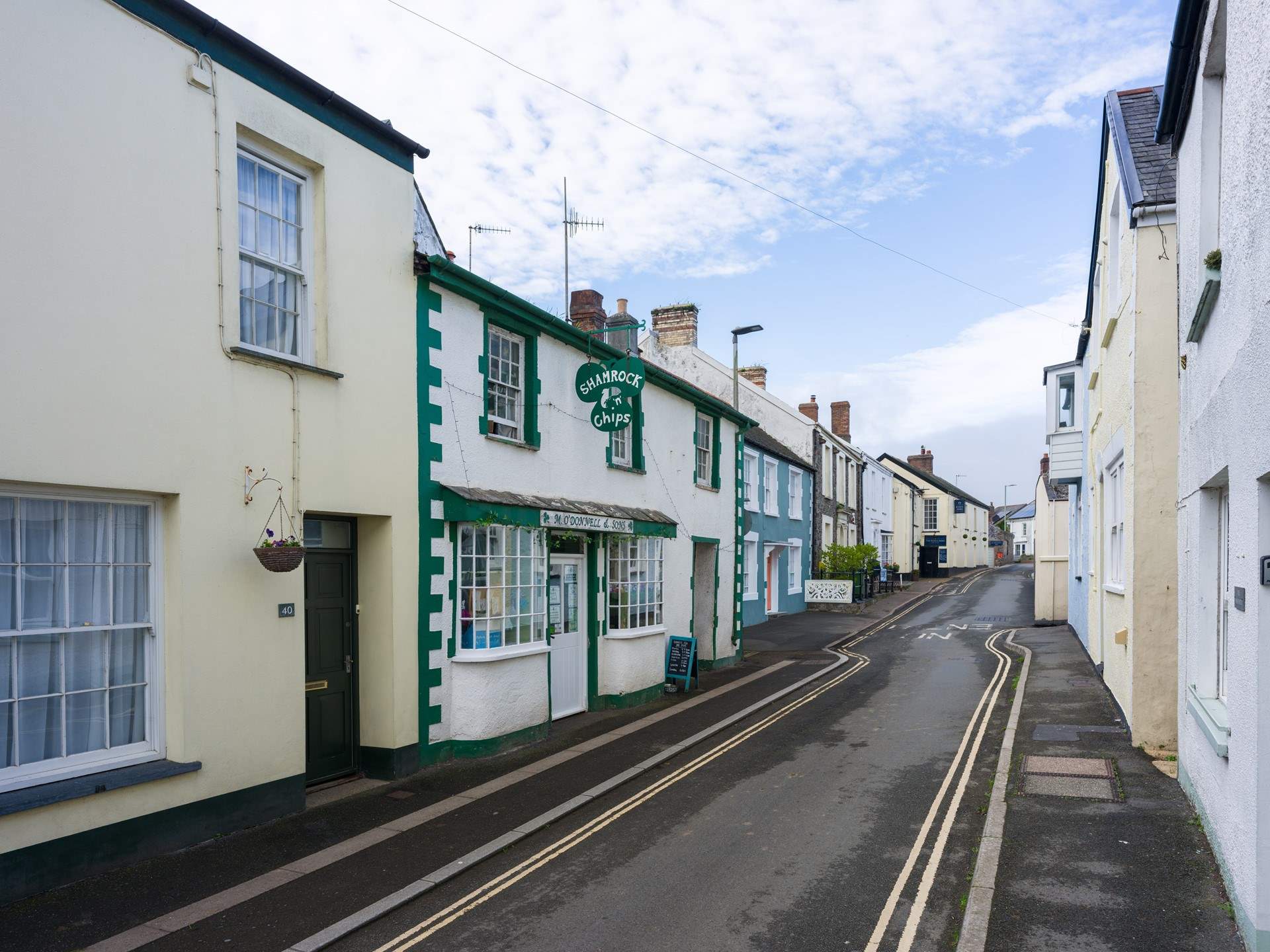 No need to worry about cooking on arrival - just head down the road for a fish and chips takeaway.