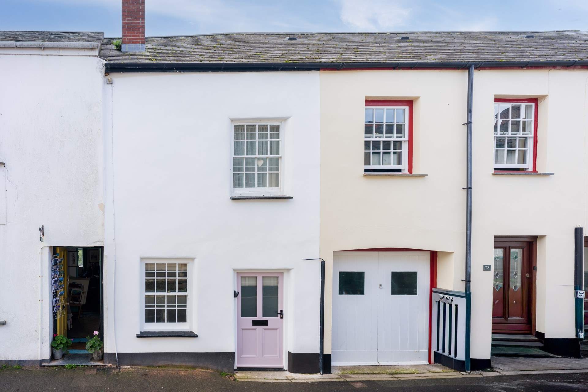 Step through the original door and enjoy village life.