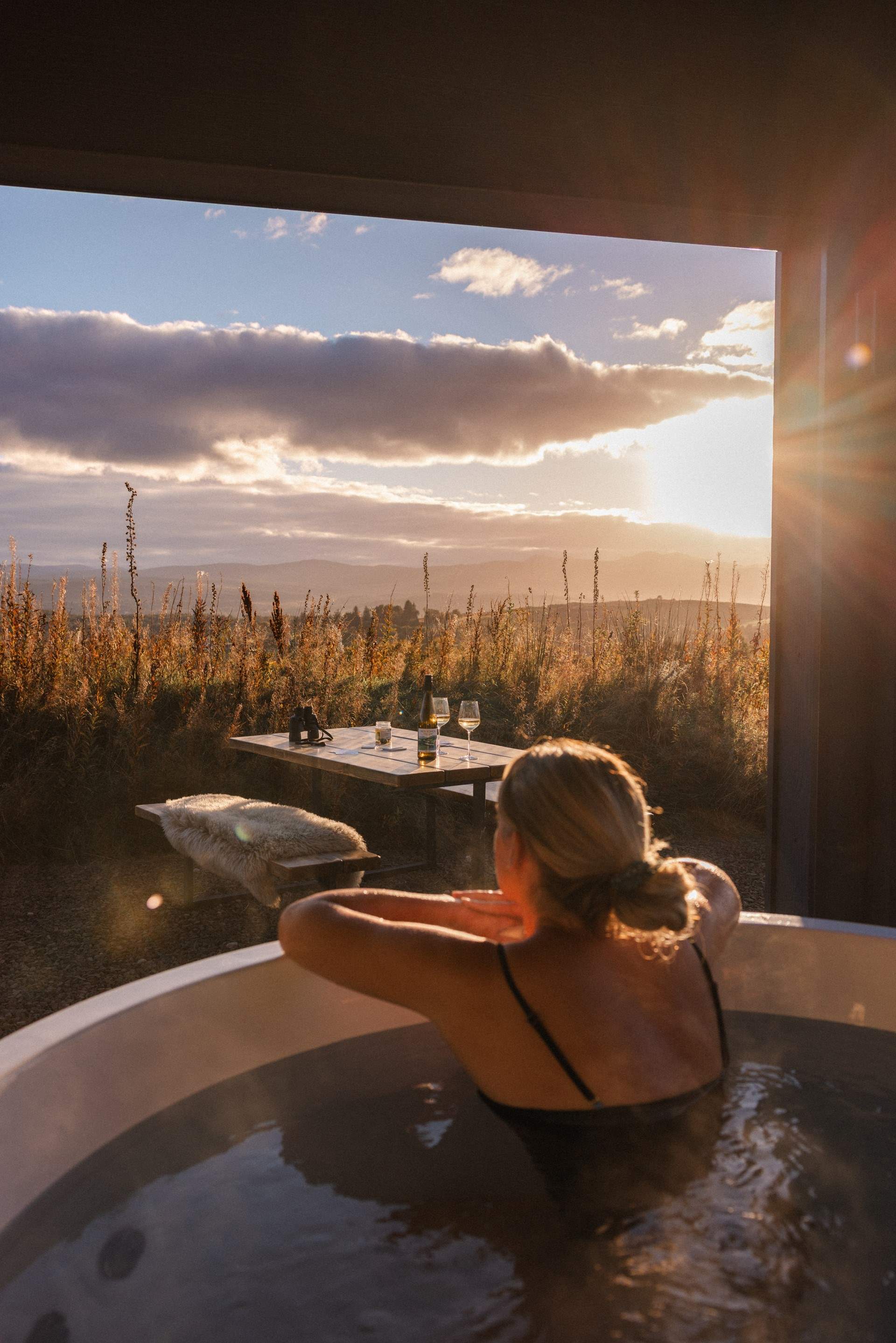 And soak in utter tranquillity as dusk settles into the horizon.