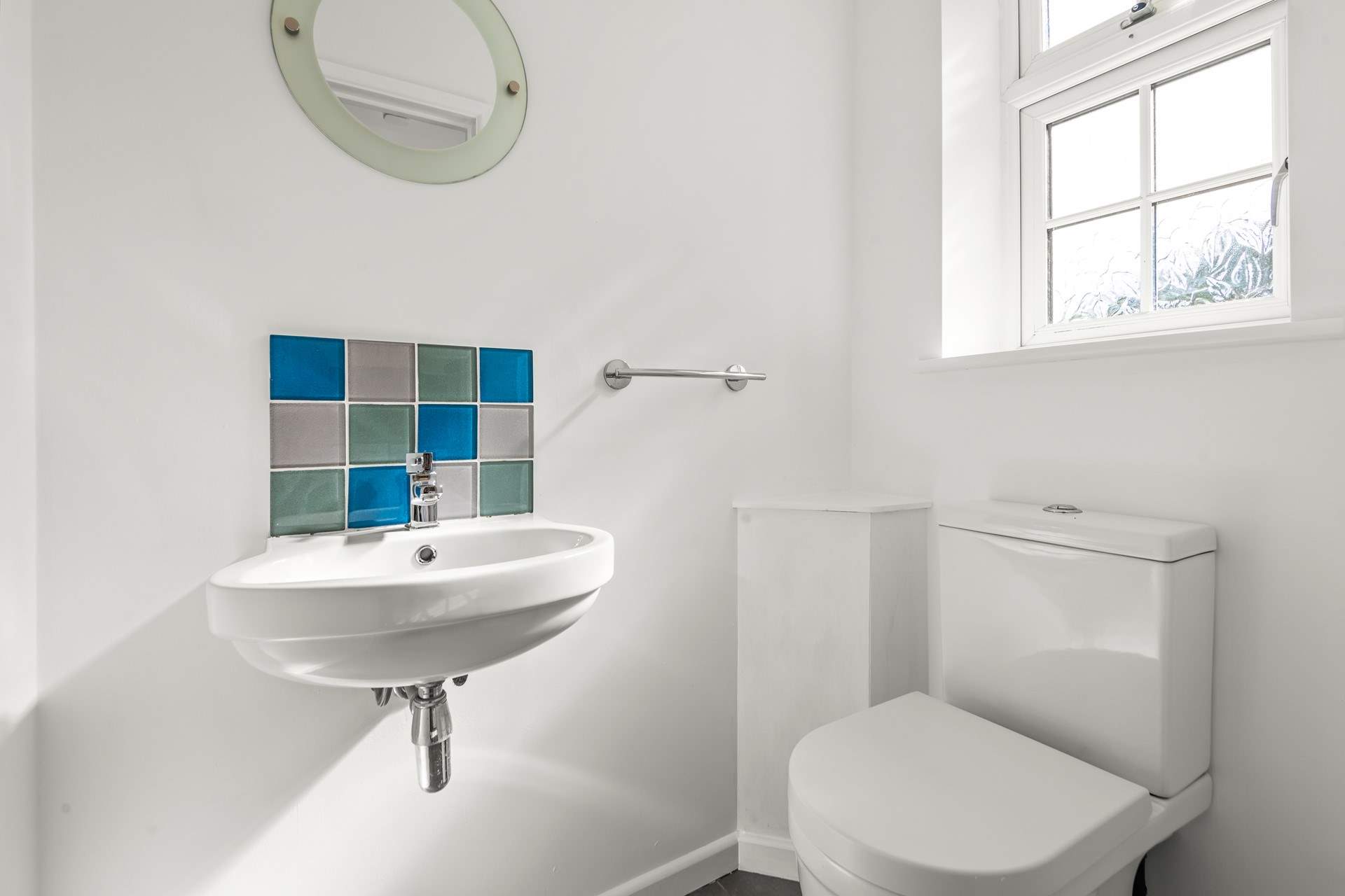 There's also a handy ground floor cloakroom.