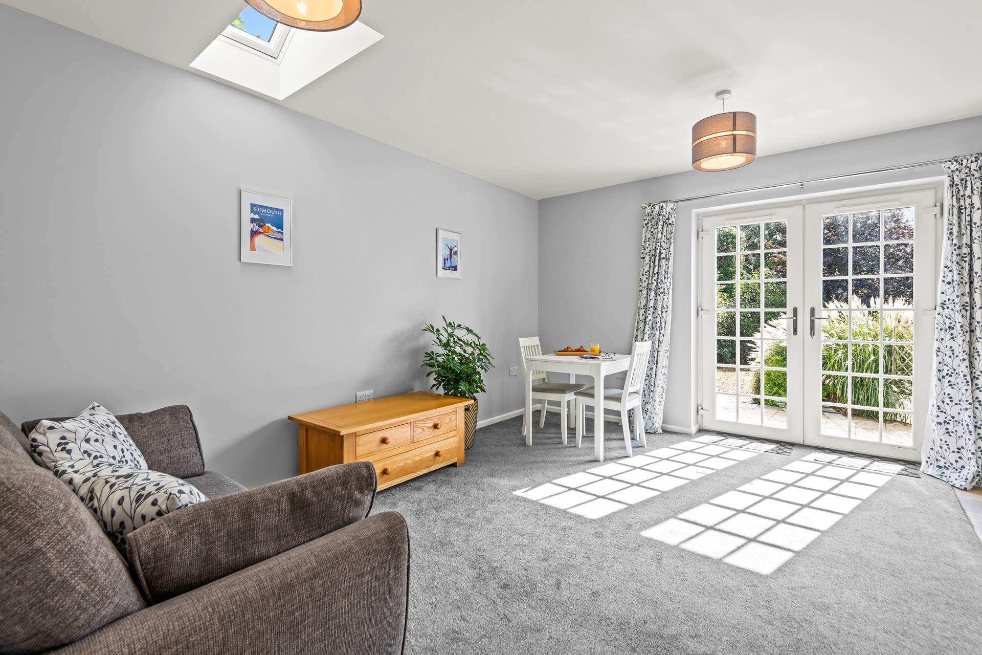 The annexe is perfect for a couple wising to escape the hustle and bustle of the main house.