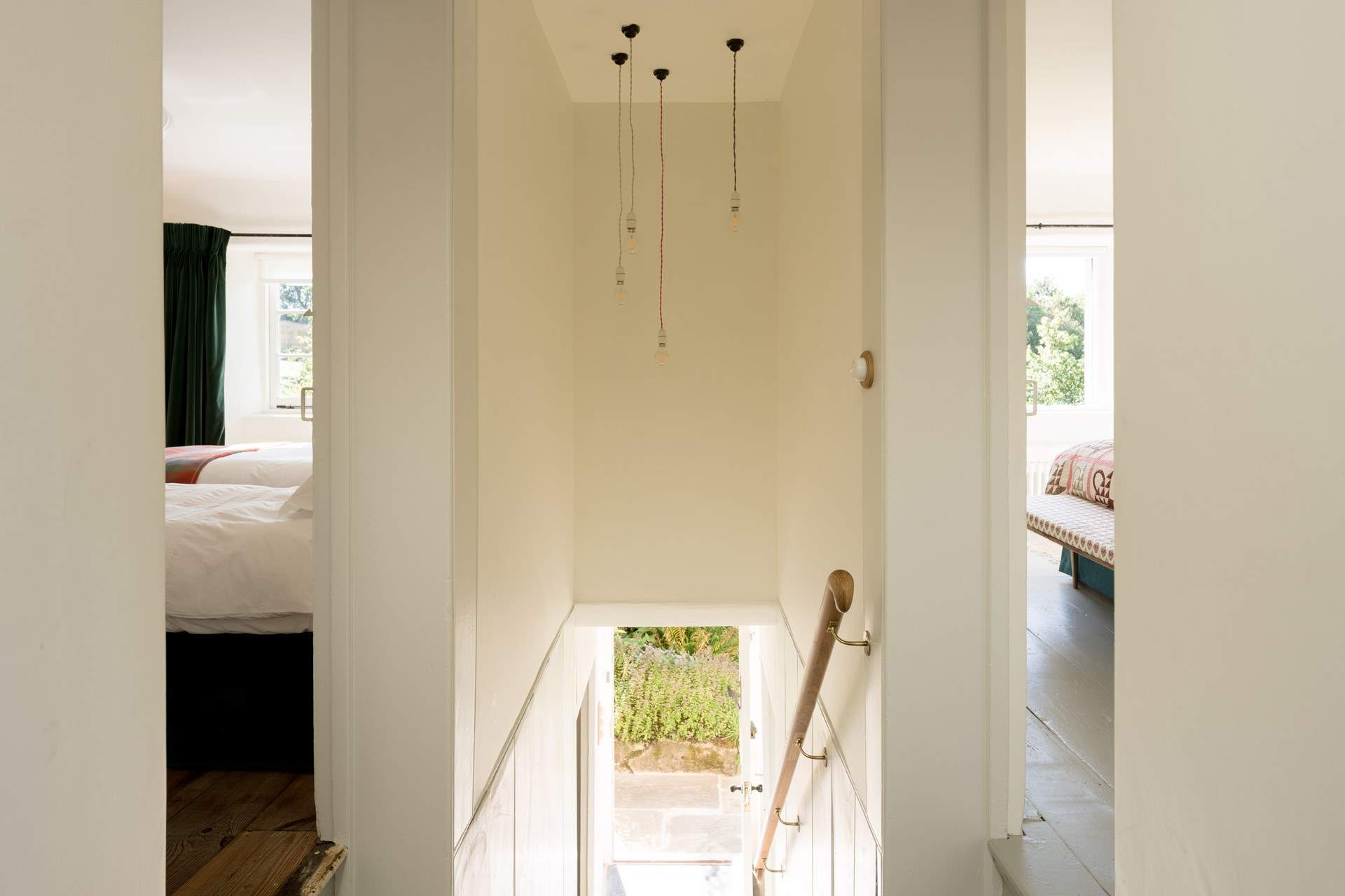 There's a step up from the landing into each of the front bedrooms so please take care.