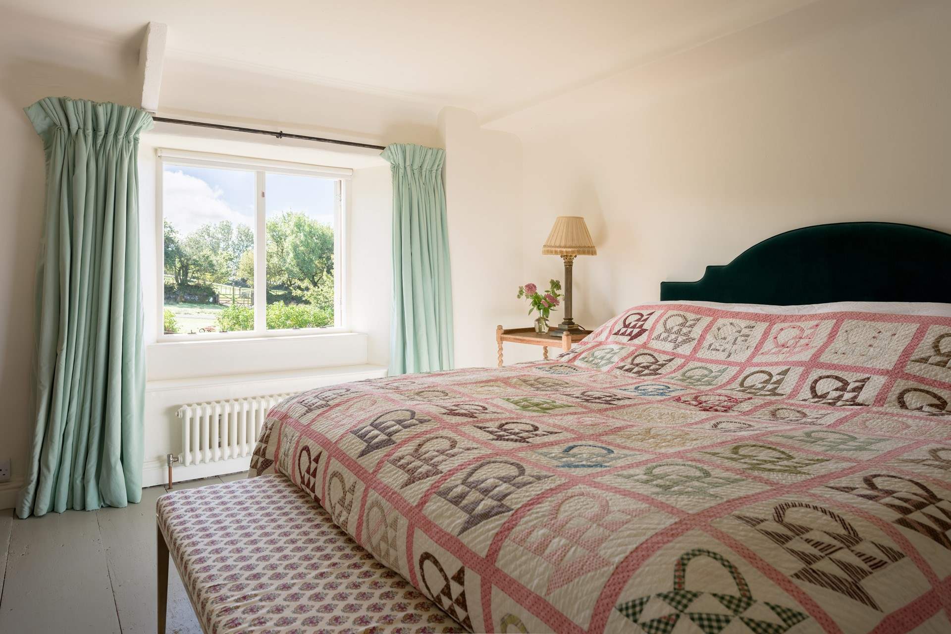 Bedroom 1 is an oasis of calm with views out across the wonders of Dartmoor.