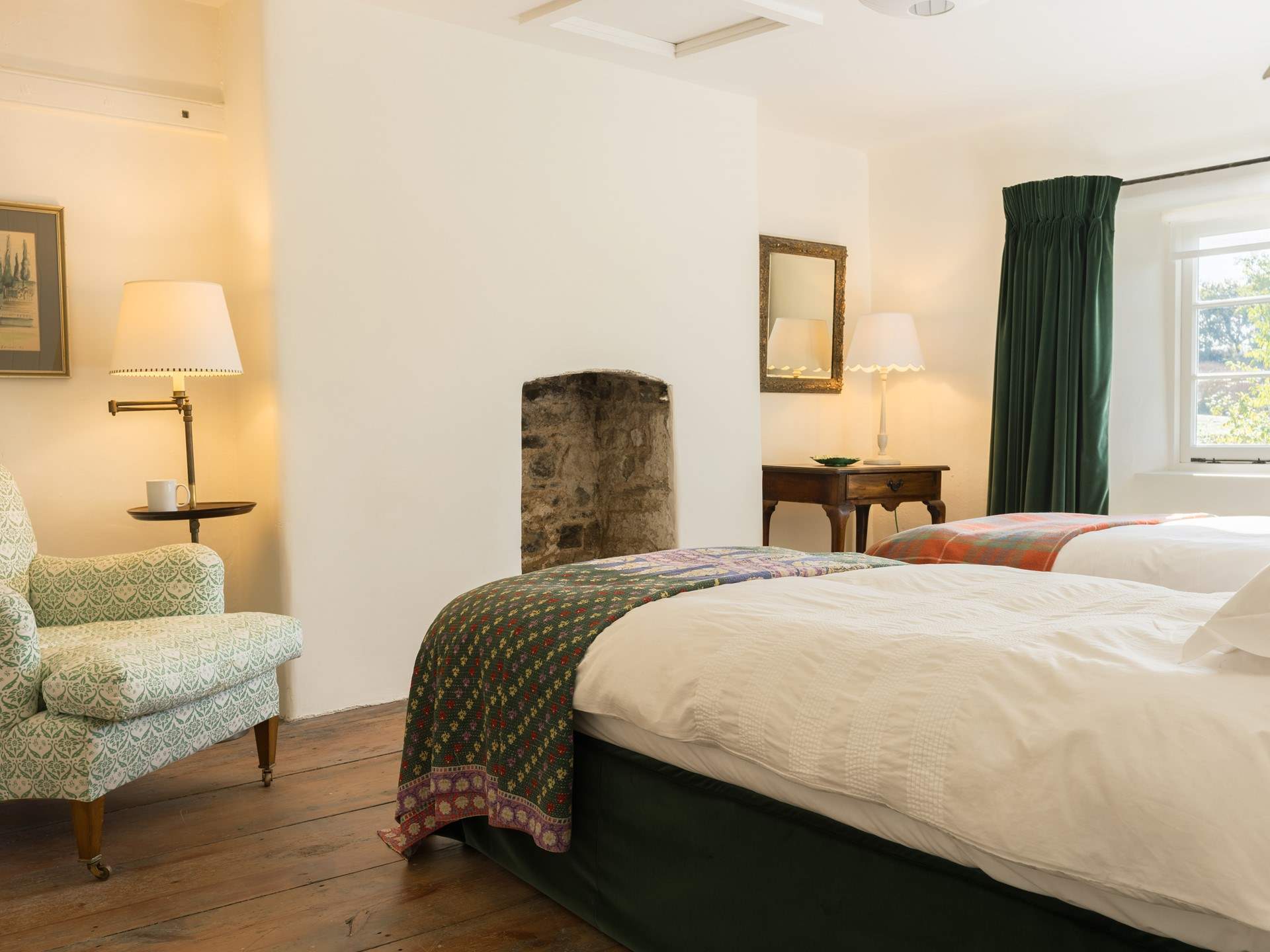 Bedroom 3 is a beautiful twin that can also be made up as a super-king on request.