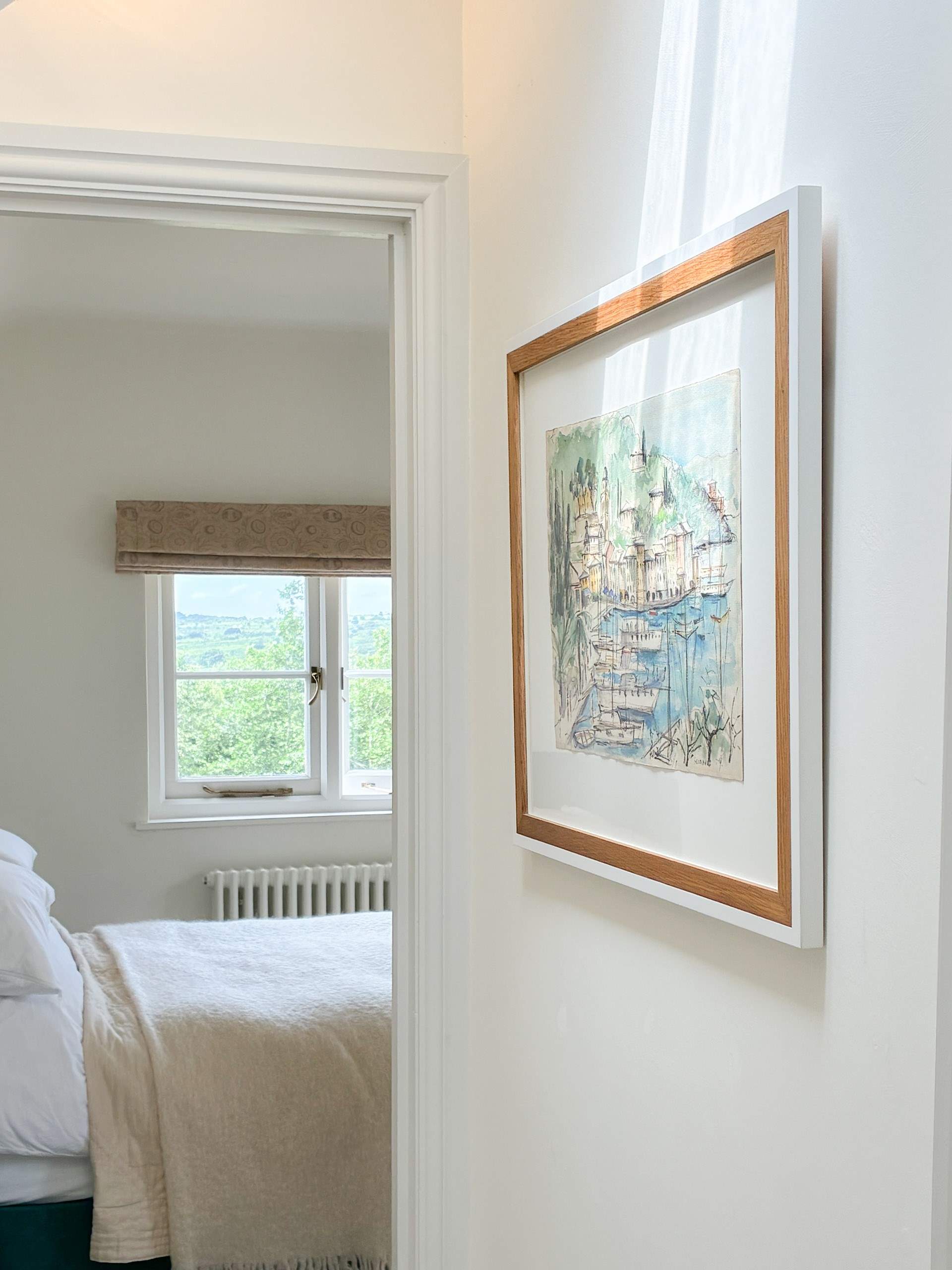 Looking into bedroom 2 which you'll find at the back of the house.
