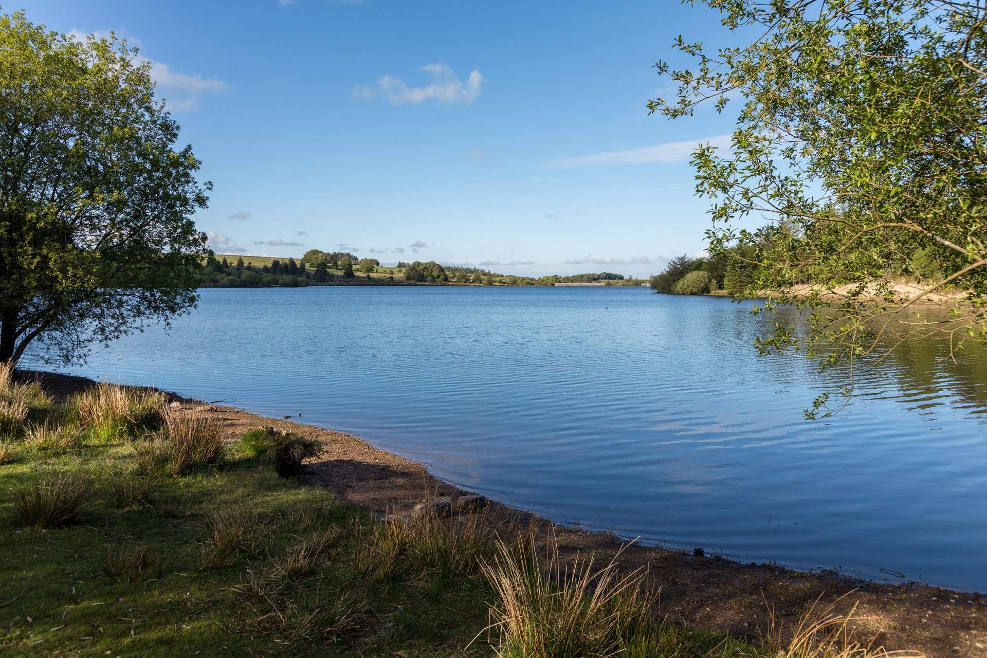 Take a walk around a reservoir. 