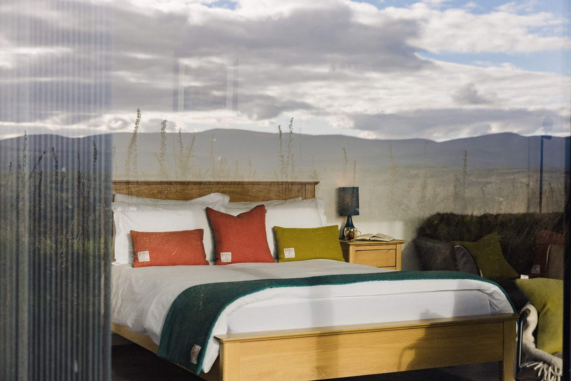 Wake to stunning mountain views from the comfort of your king-size bed. 